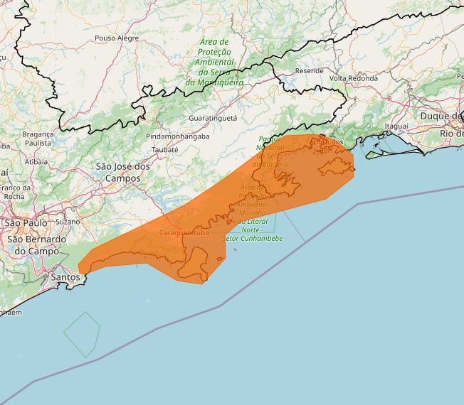 Litoral Norte de SP tem alertas para chuvas e desastres naturais nesta quarta (2)
