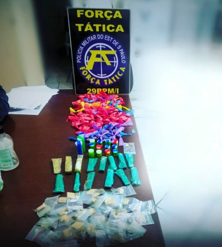 Homem é preso com drogas e contabilidade do tráfico em Itanhaém