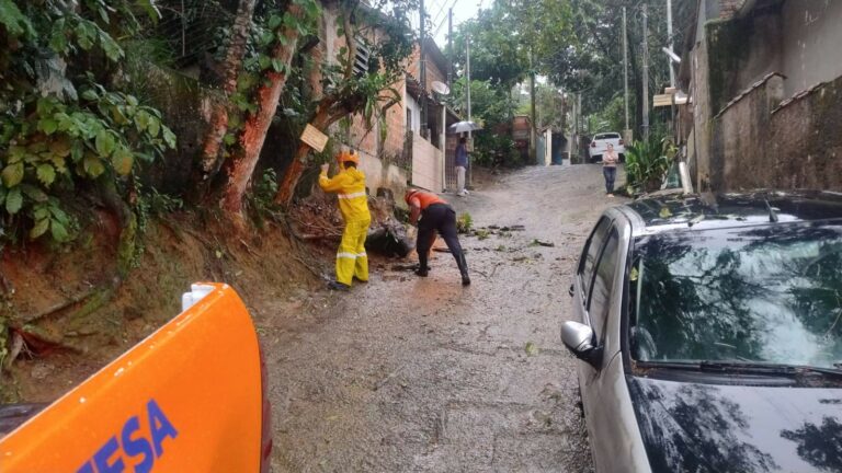 São Sebastião entra em estado de atenção por causa das chuvas