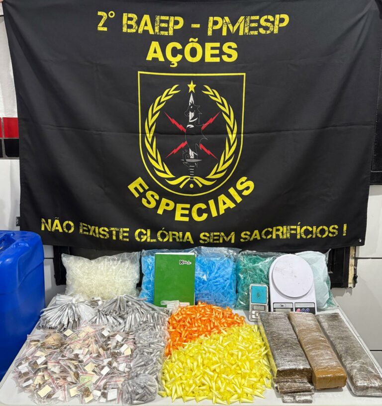 Operação no Guarujá apreende cerca de 73kg de drogas; VÍDEO