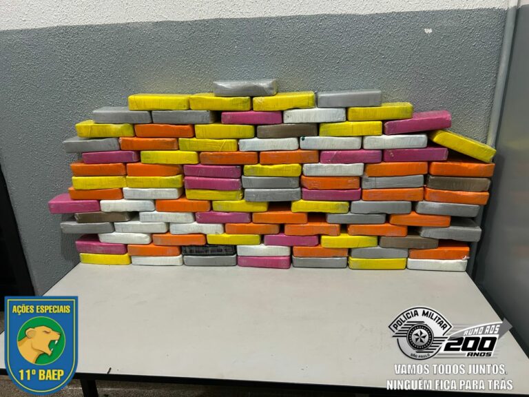 No Quintino II, homem é detido com mais de 95 kg de crack