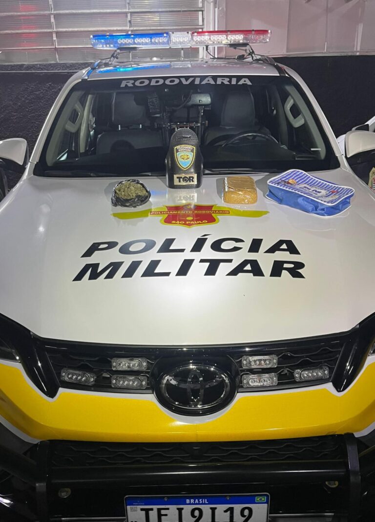 Homem é preso por tráfico de drogas em ônibus na Tamoios, em Caraguatatuba
