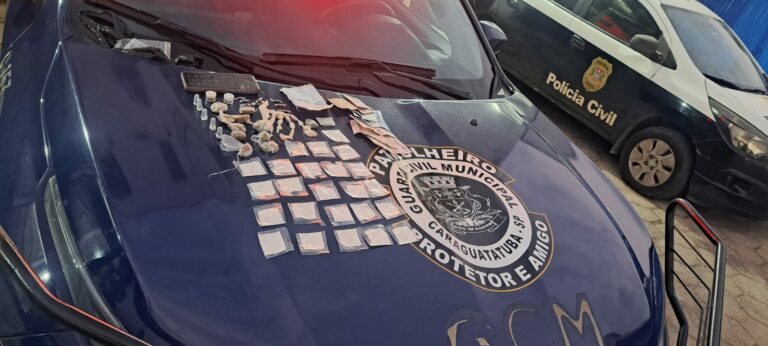 Suspeito é preso por tráfico de drogas após tentar fugir da GCM em Caraguatatuba