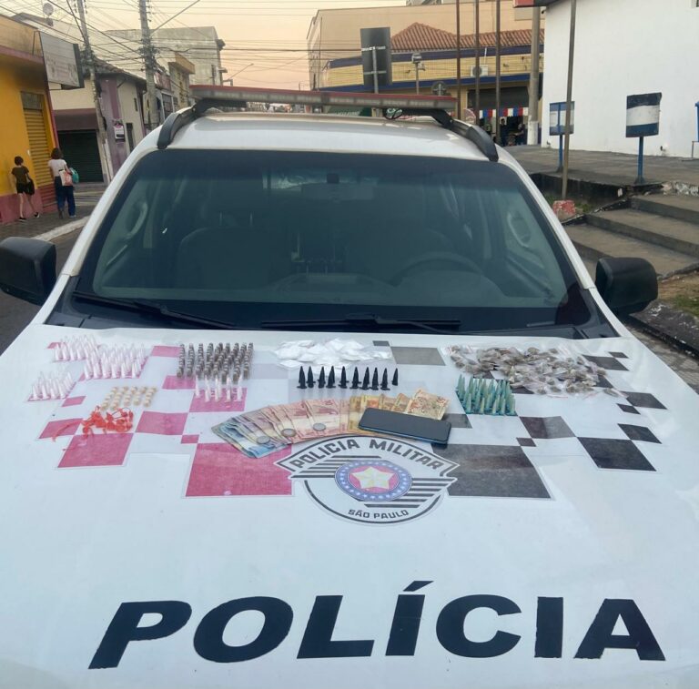 Jovem é preso com mais de 390 porções de drogas em Caçapava