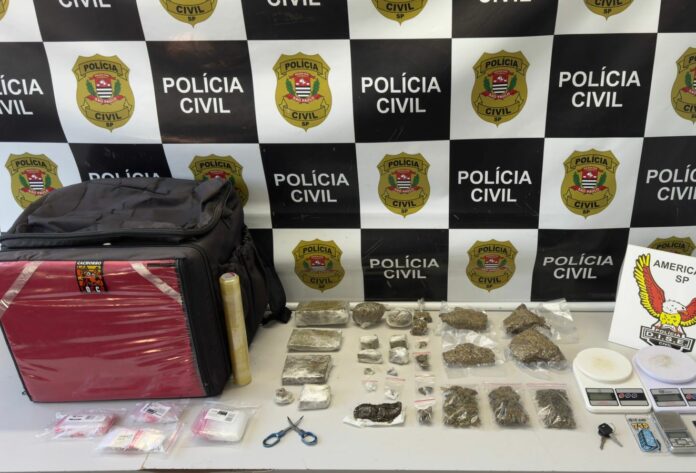 Suspeito de tráfico por delivery é preso em flagrante em Americana