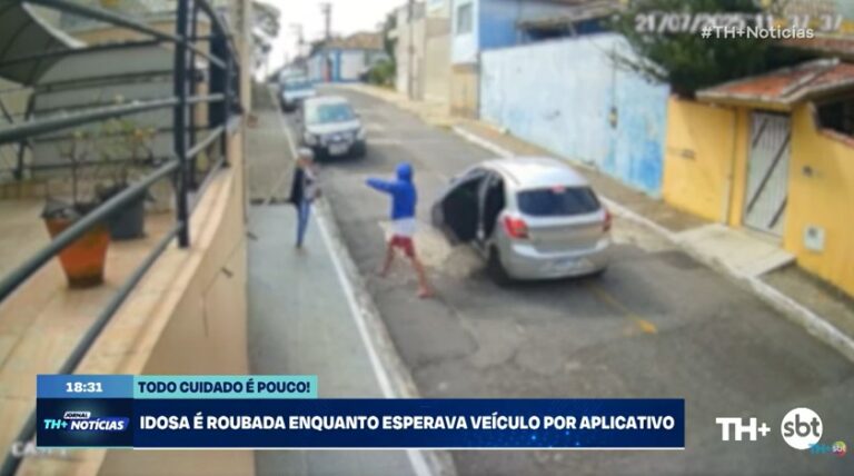 Idosa é assaltada ao chamar carro de aplicativo e suspeitos são presos em menos de duas horas em Taubaté