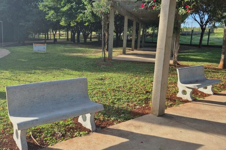 Parque Olhos D’Água recebe novos equipamentos e mobiliários urbanos