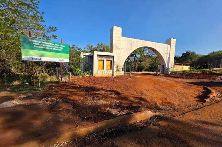 Obras no Parque Rubem Cione avançam com foco na preservação ambiental