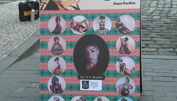 Exposição em Santos destaca a beleza preta da região