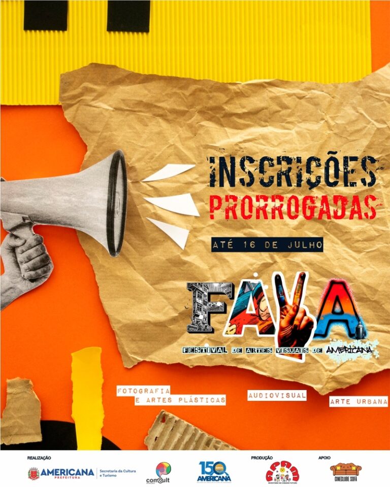 FAVA 2025 prorroga inscrições até 16 de julho e passa a aceitar croquis de obras inéditas