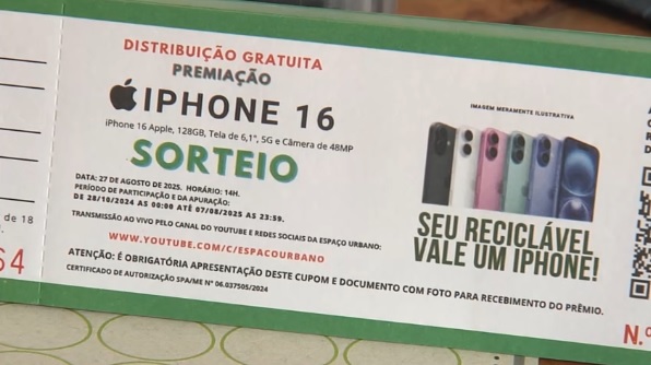 Campanha de Reciclagem em Bertioga Vai Sortear um celular