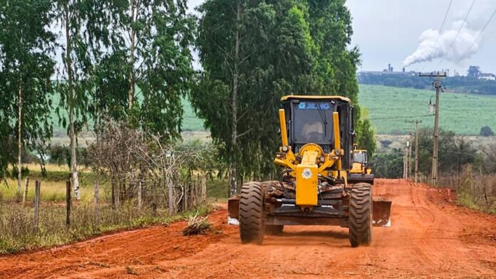 sosp-realiza-obra-de-melhoria-no-acesso-ao-assentamento-araca Foto: Divulgação