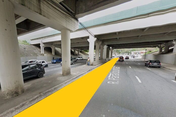 Rua Paraibuna ficará interditada por 45 dias em São José para obras em viaduto da Via Dutra