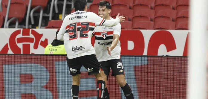 Jogadores do São Paulo comemora | Rubens Chiri/Saopaulofc.net