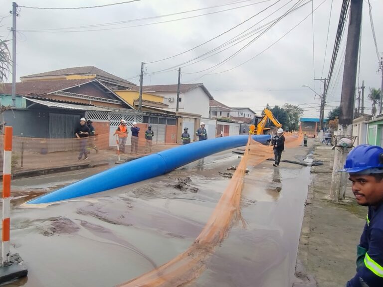 Travessia subaquática para importação de água trará segurança hídrica ao Guarujá