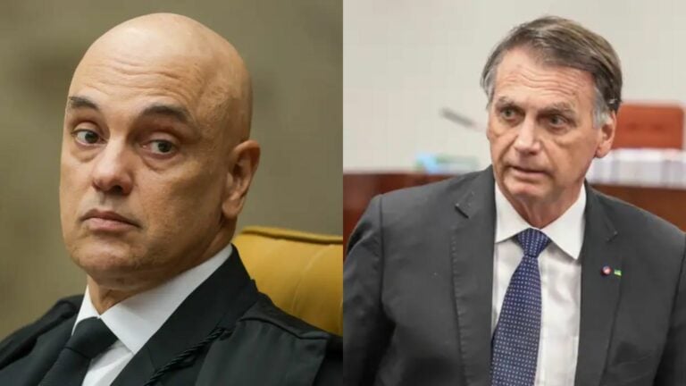 Moraes (Foto: Fabio Rodrigues-Pozzebom) e Bolsonaro (Foto: Valter Campanato) | Agência Brasil