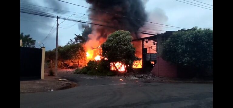 Fogo em Ribeirão Preto