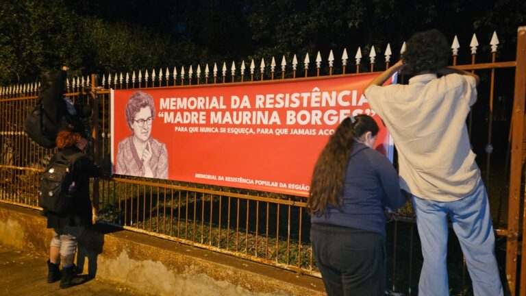 Lar Santana, que tem uma história de resistência contra a ditadura, acorda com ocupação pacífica