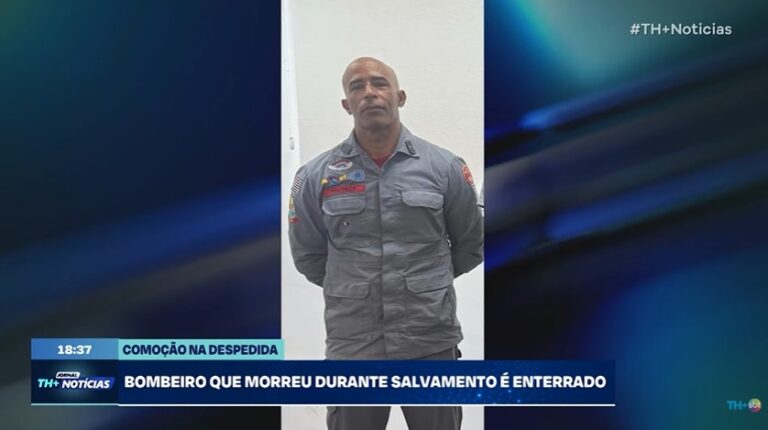 Bombeiro que morreu em ocorrência é enterrado com cerimônia em Igaratá