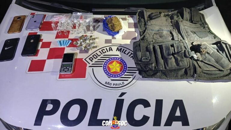 Quatro são presos por tráfico de drogas e associação ao tráfico em Jacareí