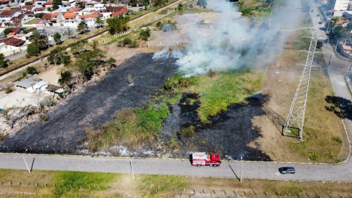 Incêndio atinge 15 mil metros quadrados de vegetação em Caraguatatuba