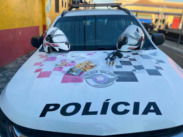 Foragido da Justiça é preso com arma e drogas em Caçapava