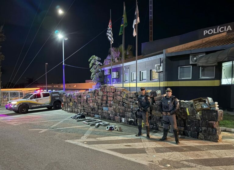 Polícia apreende 10 toneladas de drogas em uma semana em SP