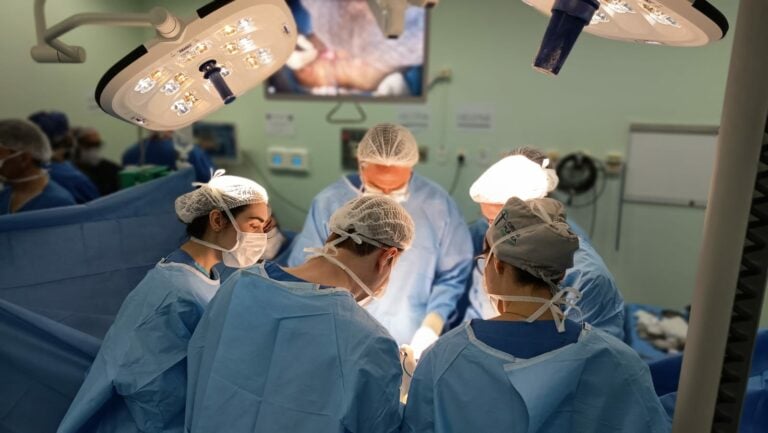 Heloísa e Helena, gêmeas siamesas, passaram por cirurgia de separação no HC