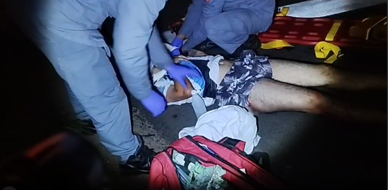 Acidente com quatro veículos deixa dois feridos graves na Rodovia Santos Dumont