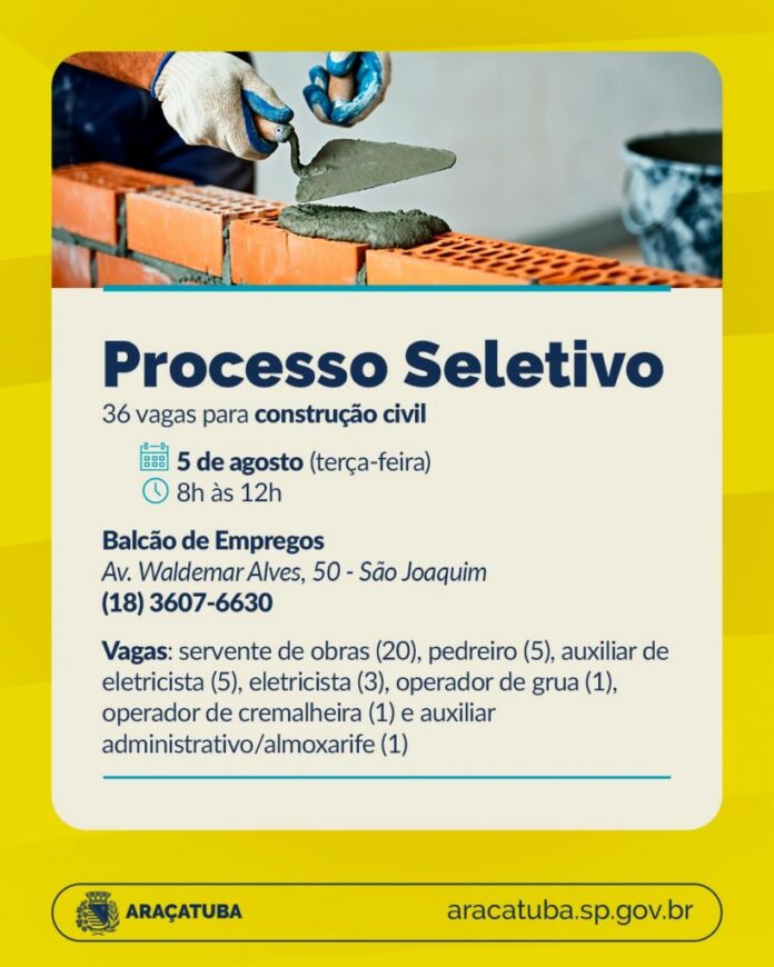 balcao-de-empregos-realiza-processo-seletivo-nesta-terca-feira-com-36-vagas-na-construcao-civil Divulgação