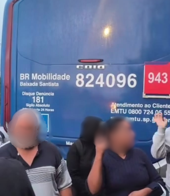 Ciclista perde controle e bate em ônibus próximo a Ponte dos Barreiros em São Vicente