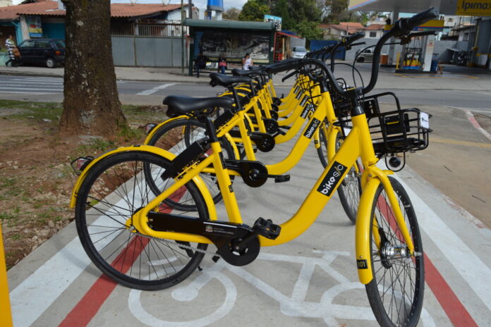 Tarifa das bicicletas compartilhadas de São José terá aumento a partir da próxima semana