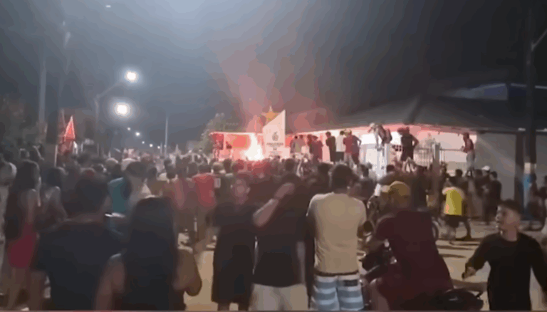 Caso no Amazonas de homem queimado vivo | Reprodução