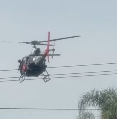 Homem foge da Polícia em Bertioga e helicóptero Águia ajuda nas buscas