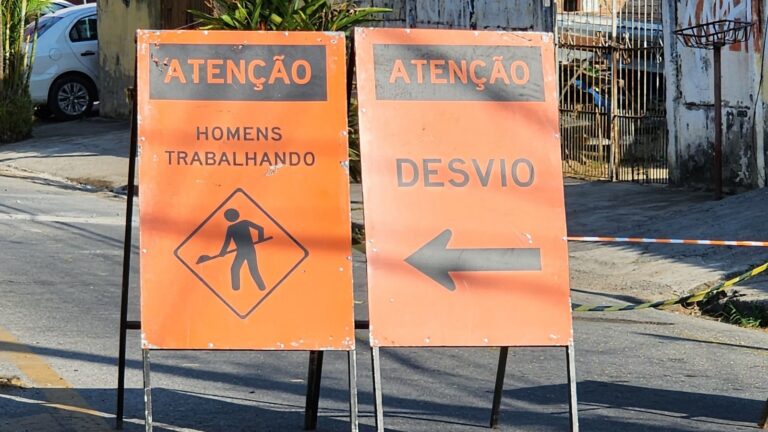 Rua Emílio Winther terá faixa interditada para obras nesta quarta (6) em Taubaté