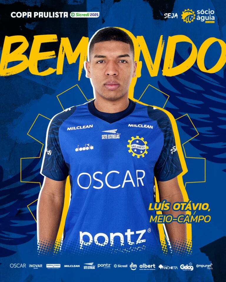 São José anuncia contratação do volante Luis Otávio para a Copa Paulista