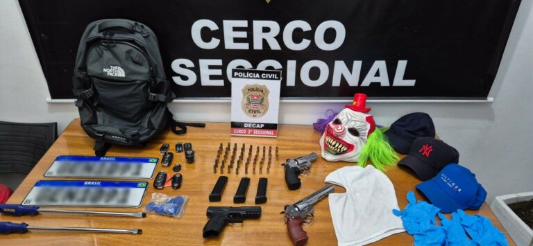 Itens apreendidos | Foto: Divulgação/Polícia Civil