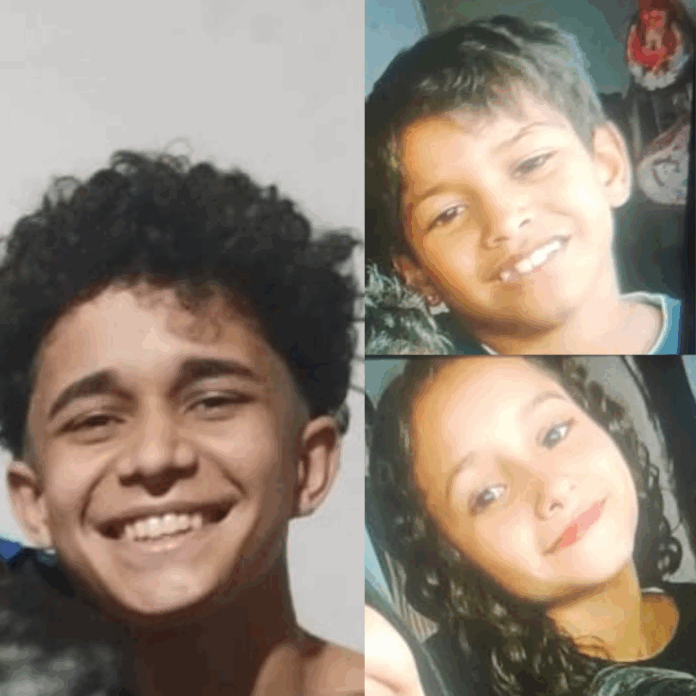 Quem são as vítimas do incêndio que matou três irmãos em Pedreira