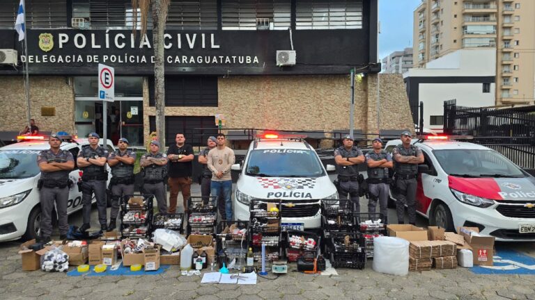 Polícia Militar descobre laboratório clandestino de anabolizantes em Caraguatatuba