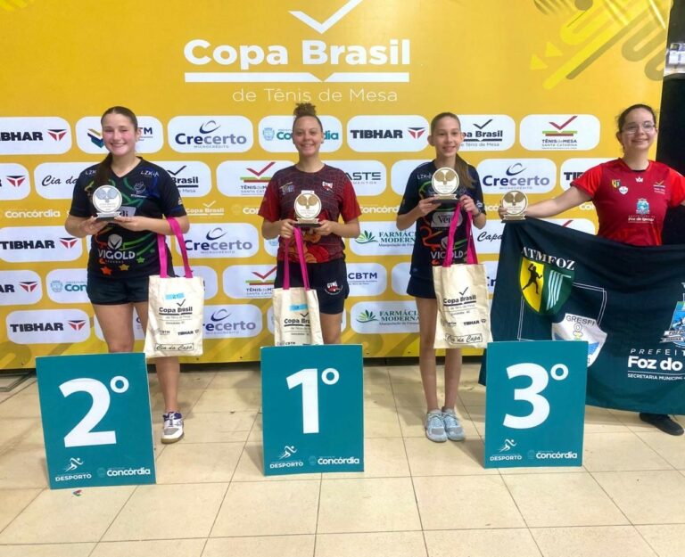 Mesatenista Maria Fernandes, de Jacareí, conquista três ouros na Copa Brasil