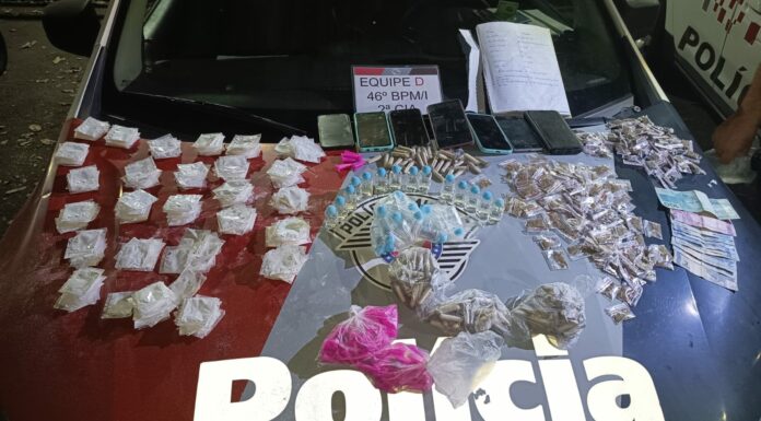 Quadrilha é presa por tráfico de drogas na zona sul de São José