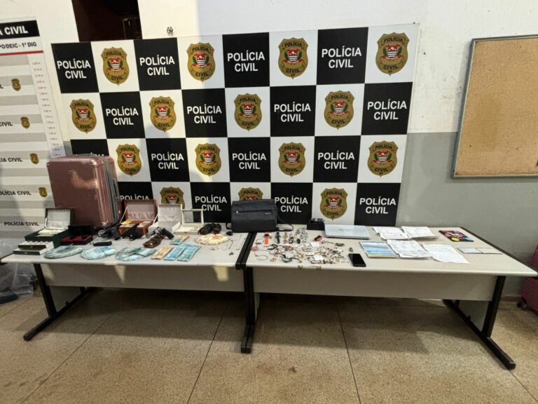 Polícia vai às ruas em busca de quadrilha envolvida em assalto no Centro; Dois suspeitos estão detidos