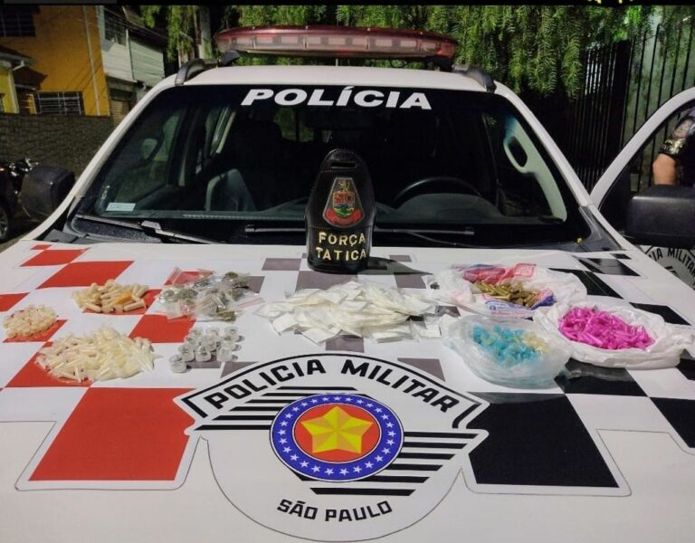 Homem é preso com grande quantidade de drogas em Guaratinguetá