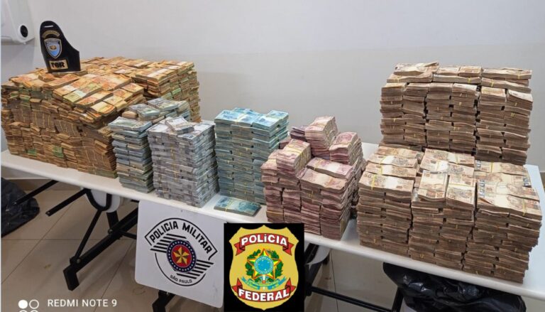 PF faz operação de combate ao tráfico de drogas em Rio Preto e apreende R$ 7,2 milhões em dinheiro