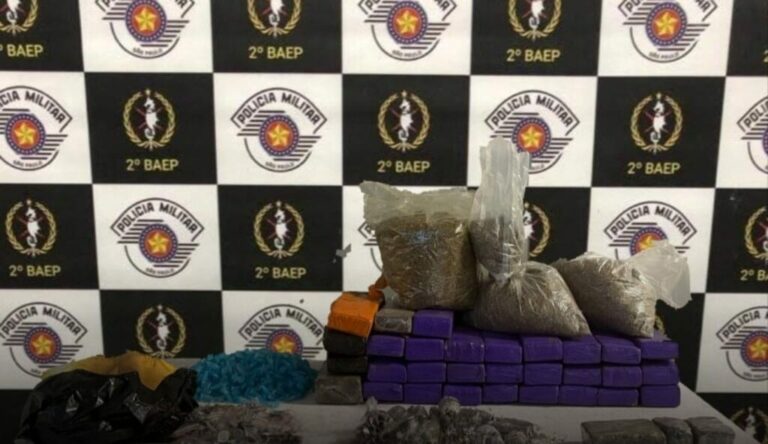 Quase 30 kg de drogas foram encontrados enterrados na Vila dos Criadores, em Santos