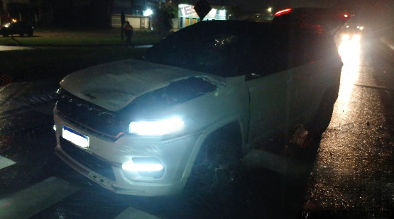 Pedestre está em estado grave após ser atropelado enquanto atravessava pista em Itanhaém