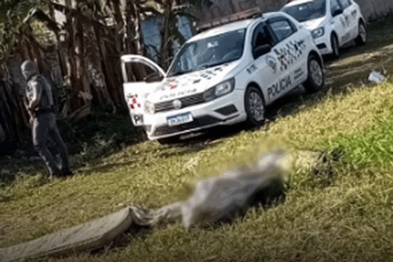 Corpo é encontrado em vala de Itanhaém envolto em sacos plásticos e com a cabeça submersa