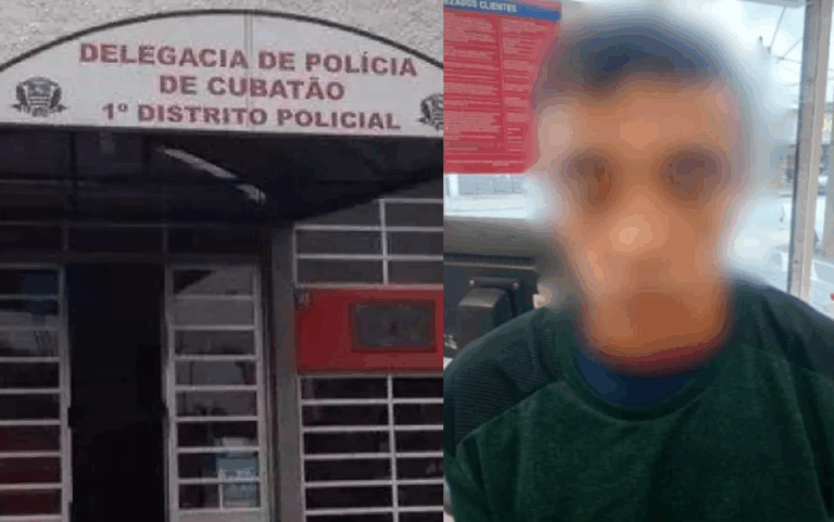 Homem com mais de 10 passagens pela polícia é preso após furtar supermercado em Cubatão