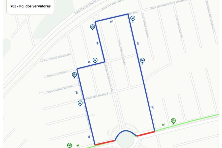 Linha 703 terá itinerário ampliado para atender região do Parque Cândido Portinari; Saiba quando