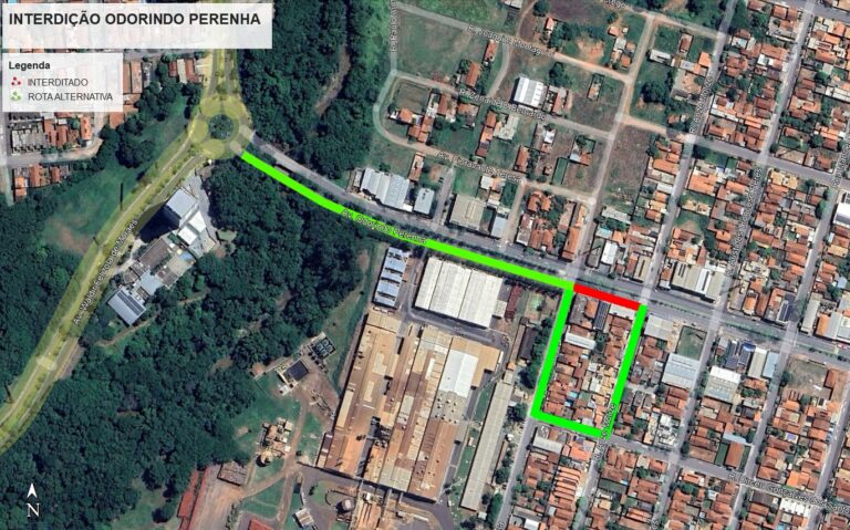 Rotatória da Odorindo Perenha é liberada nesta sexta-feira